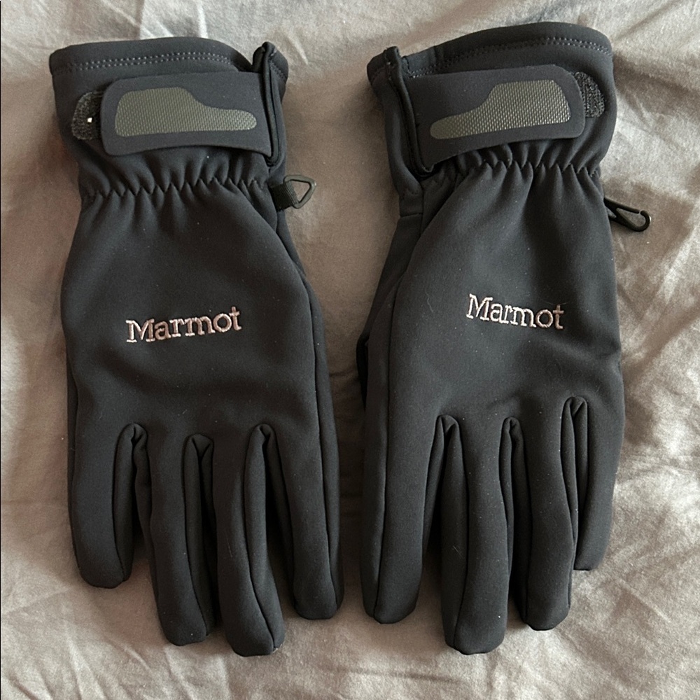 Marmot Black Insulated Gloves